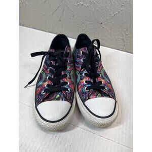 Converse Chuck Taylor All Star Oil Slick Multicolor Low Rainbow Women Sneakers 7